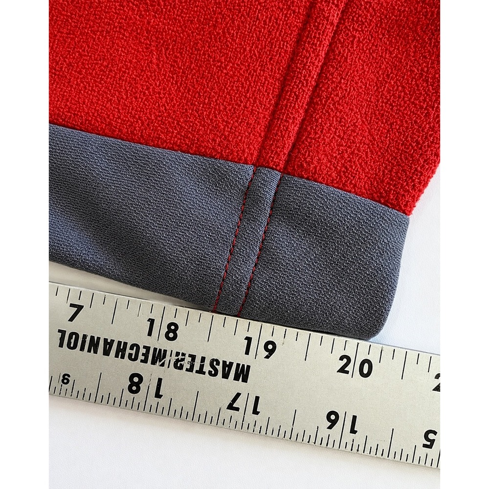 The North Face Fleece Jacket Mens Large Red Excellent Full Zip C738 Contrast - Picture 14 of 14